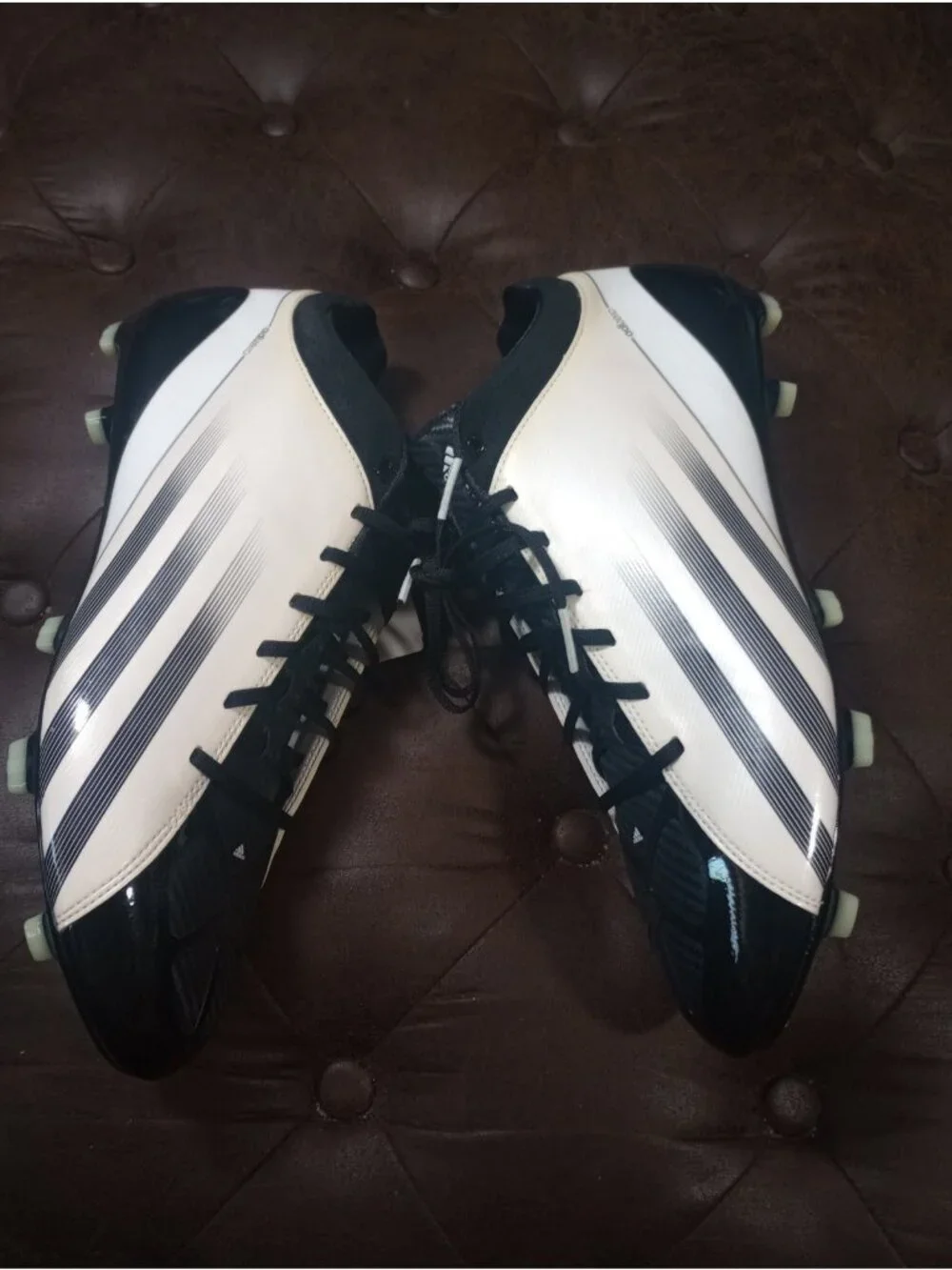 New Black Adidas Adizero 5-Star Soccer/Football Cleats Mens Size 15